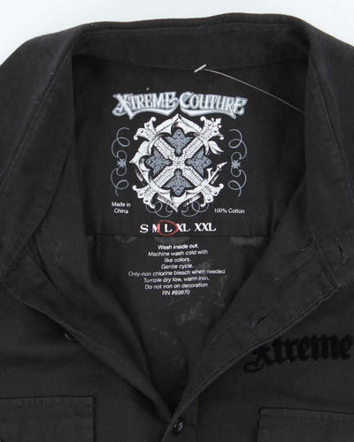 Vintage Y2K Xtreme Couture Printed Long Sleeved Utility Shirt - L