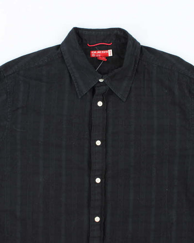 Vintage Y2K Guess Embroidered Lightweight Long Sleeved Shirt - XL