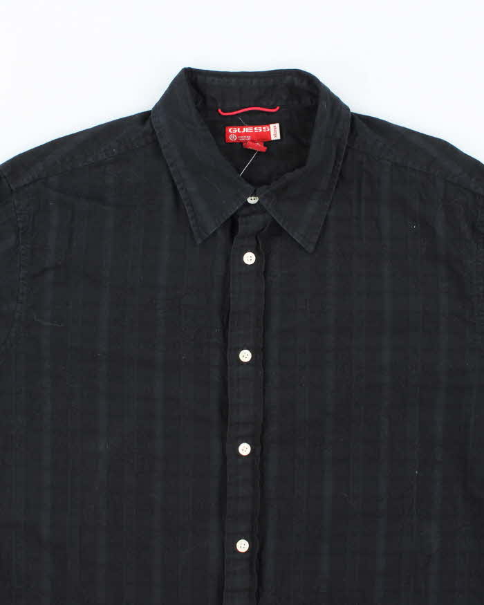 Vintage Y2K Guess Embroidered Lightweight Long Sleeved Shirt - XL