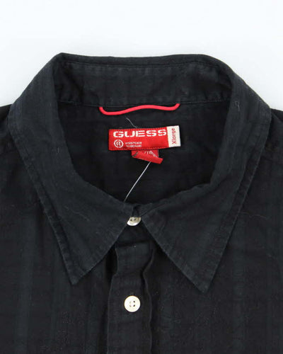 Vintage Y2K Guess Embroidered Lightweight Long Sleeved Shirt - XL