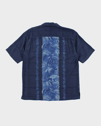 Vintage Tommy Bahama Floral Print Silk Hawaiian Shirt - XL