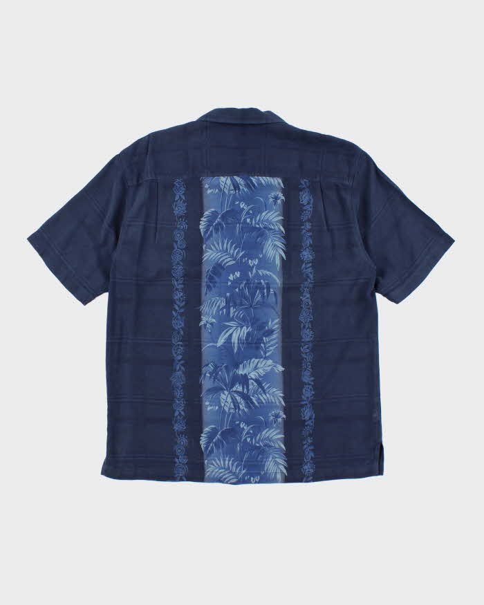 Vintage Tommy Bahama Floral Print Silk Hawaiian Shirt - XL