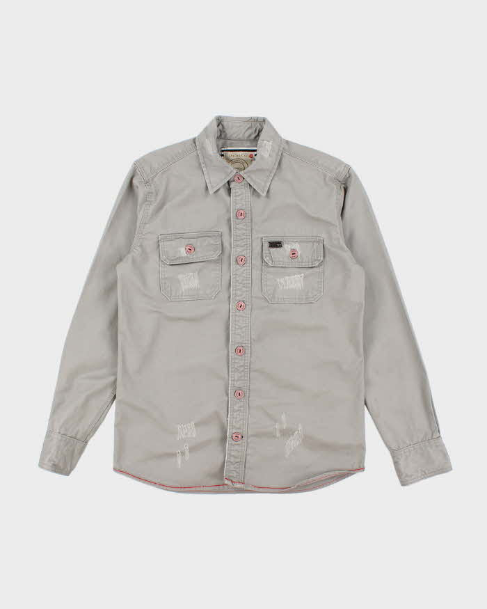 Vintage Y2k 00s Diesel Heavyweight Long Sleeve Shirt - L