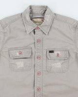 Vintage Y2k 00s Diesel Heavyweight Long Sleeve Shirt - L