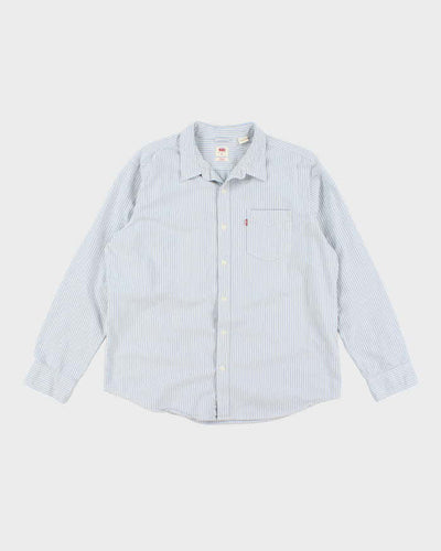 Vintage Levi's Pin Stripe Heavyweight Shirt - XL