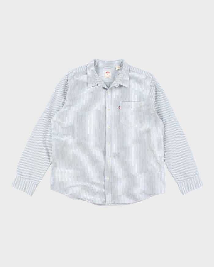 Vintage Levi's Pin Stripe Heavyweight Shirt - XL