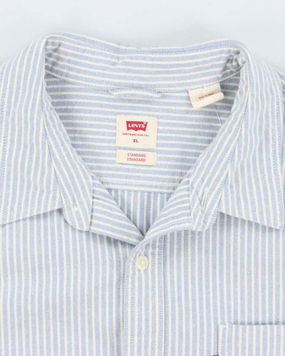 Vintage Levi's Pin Stripe Heavyweight Shirt - XL