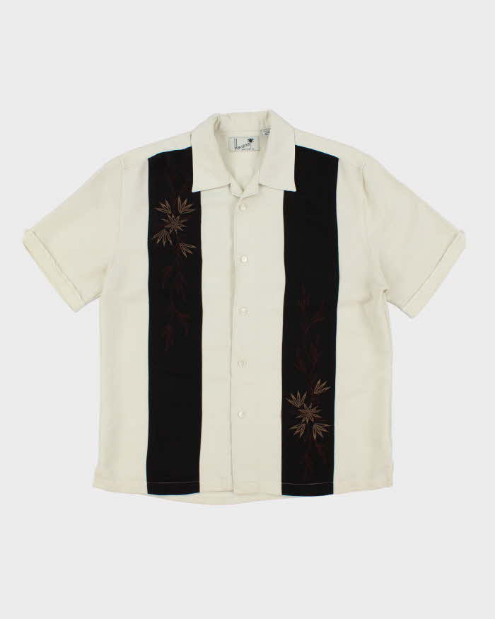Vintage Havana Two Tone Short Sleeve Shirt - M