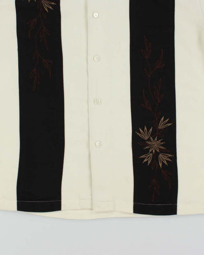 Vintage Havana Two Tone Short Sleeve Shirt - M