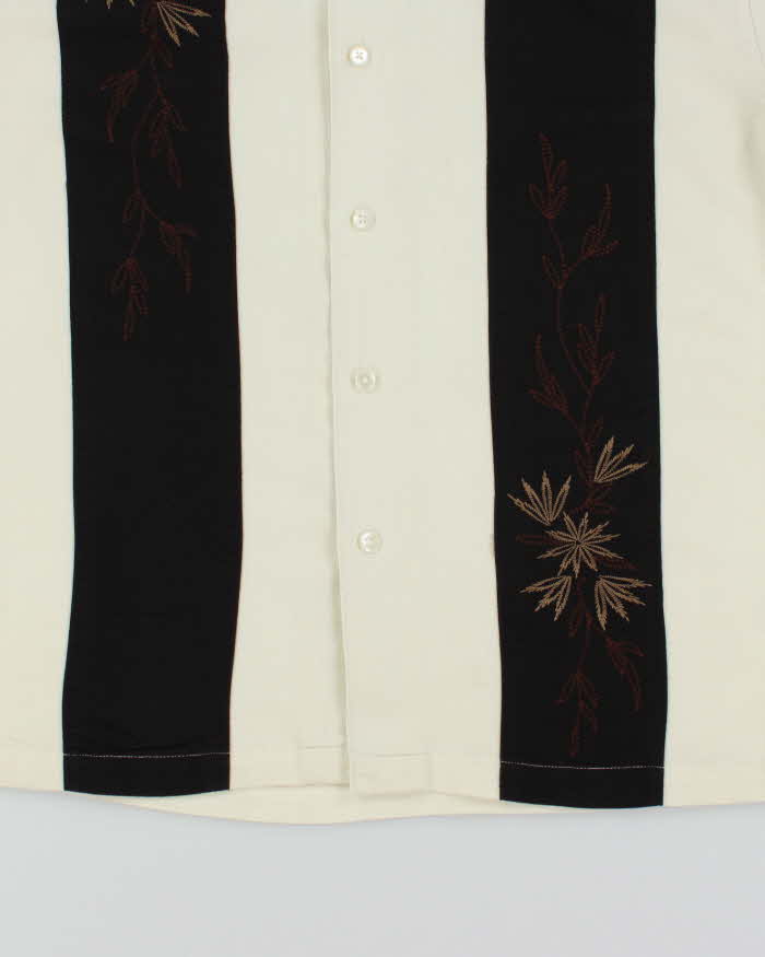 Vintage Havana Two Tone Short Sleeve Shirt - M