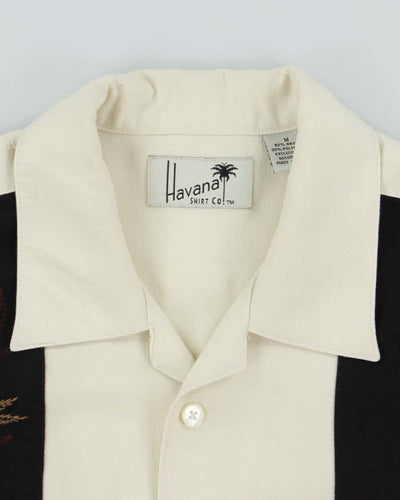 Vintage Havana Two Tone Short Sleeve Shirt - M