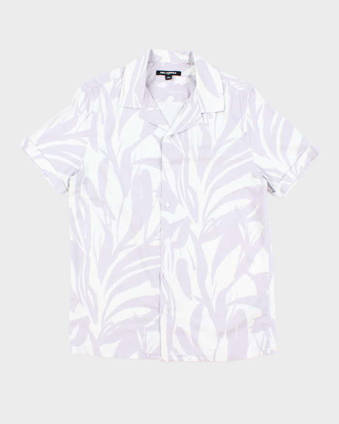Vintage Karl Lagerfeld Patterned Hawaiian Shirt - S