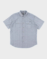 Vintage Eddie Bauer Lightweight Patterned Short Sleeve Shirt - L