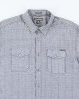 Vintage Eddie Bauer Lightweight Patterned Short Sleeve Shirt - L