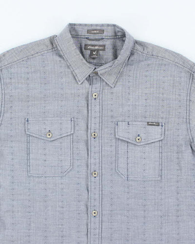 Vintage Eddie Bauer Lightweight Patterned Short Sleeve Shirt - L