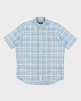 Vintage Eddie Bauer Heavyweight Check Short Sleeved Shirt - L
