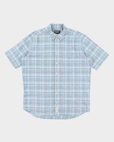 Vintage Eddie Bauer Heavyweight Check Short Sleeved Shirt - L