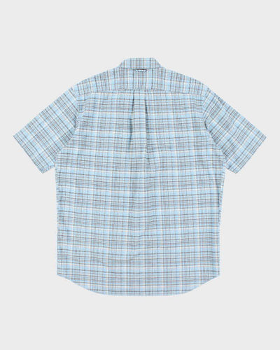 Vintage Eddie Bauer Heavyweight Check Short Sleeved Shirt - L