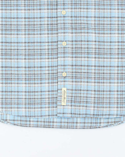 Vintage Eddie Bauer Heavyweight Check Short Sleeved Shirt - L