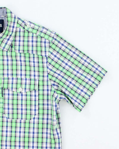 Vintage 2000's Ecko Untld Striped Short Sleeved Shirt - S