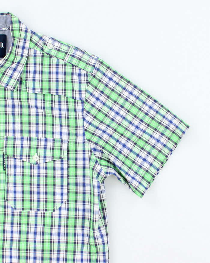 Vintage 2000's Ecko Untld Striped Short Sleeved Shirt - S