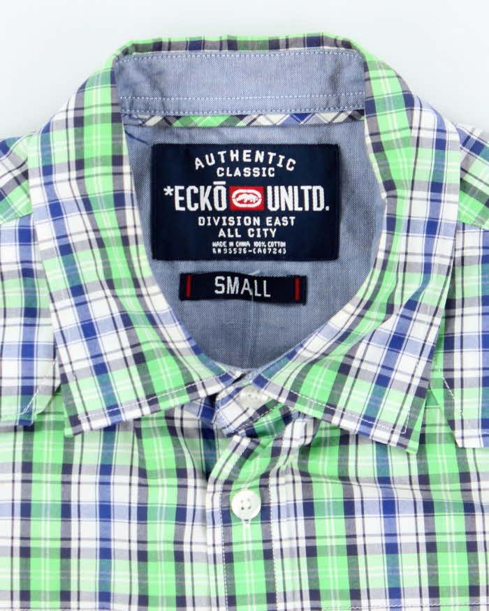 Vintage 2000's Ecko Untld Striped Short Sleeved Shirt - S