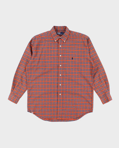 Vintage Y2K Ralph Lauren Heavyweight Long Sleeved Flannel Shirt - M