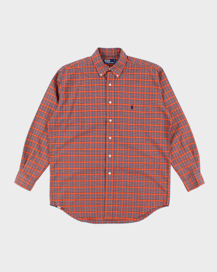 Vintage Y2K Ralph Lauren Heavyweight Long Sleeved Flannel Shirt - M