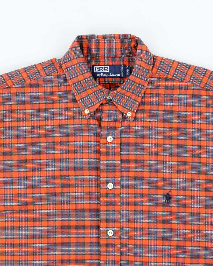 Vintage Y2K Ralph Lauren Heavyweight Long Sleeved Flannel Shirt - M