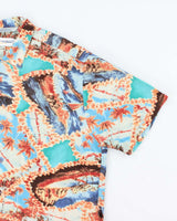 Vintage 90's Jams World All Over Print Lightweight Hawaiian Shirt - L