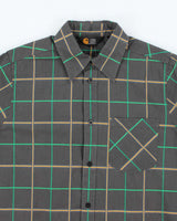 Vintage 90's Carhartt Patterned Long Sleeve Flannel Shirt - M
