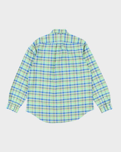 Vintage Ralph Lauren Check Heavyweight Long Sleeve Shirt - L