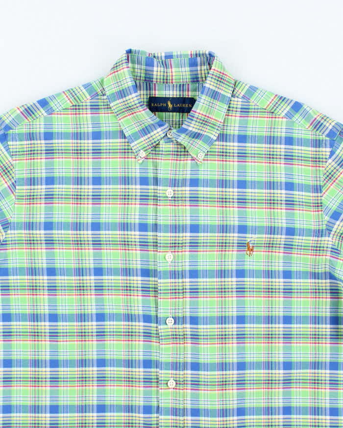 Vintage Ralph Lauren Check Heavyweight Long Sleeve Shirt - L