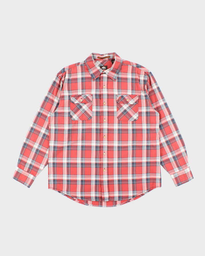 Vintage Timberland Check Heavyweight Long Sleeve Shirt - L