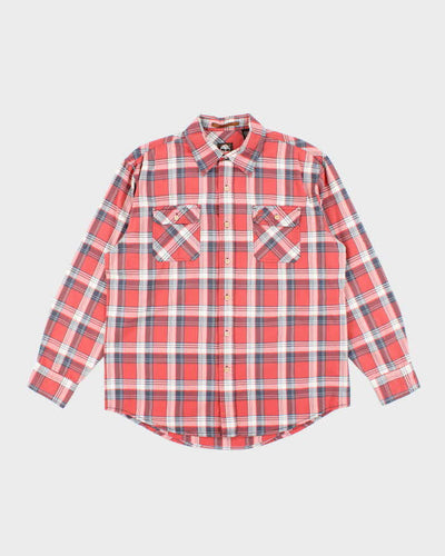 Vintage Timberland Check Heavyweight Long Sleeve Shirt - L