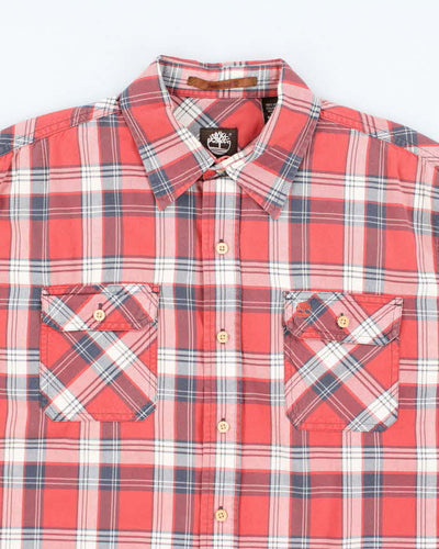 Vintage Timberland Check Heavyweight Long Sleeve Shirt - L
