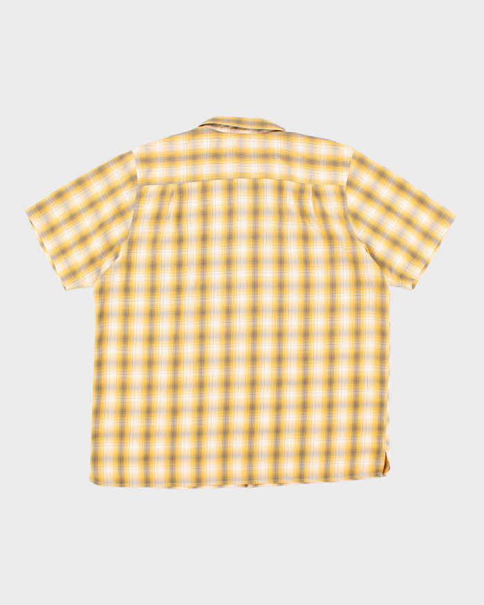 Vintage The North Face Check Short Sleeve Shirt - XL
