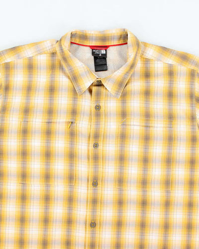 Vintage The North Face Check Short Sleeve Shirt - XL