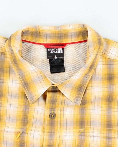 Vintage The North Face Check Short Sleeve Shirt - XL