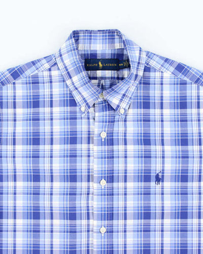 Vintage Ralph Lauren Check Short Sleeve Shirt - M