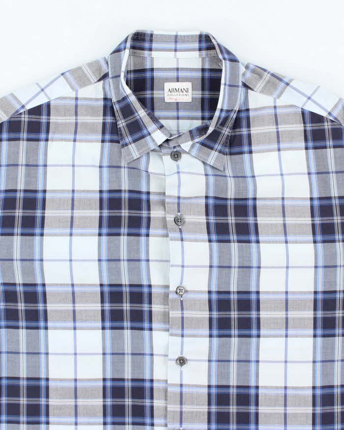 Vintage Y2K Armani Collezioni Check Flannel Shirt - XL