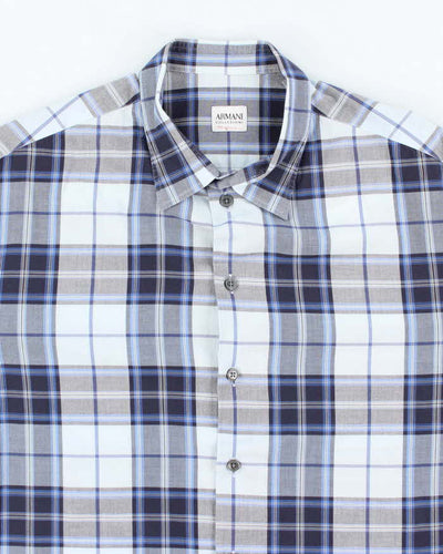 Vintage Y2K Armani Collezioni Check Flannel Shirt - XL