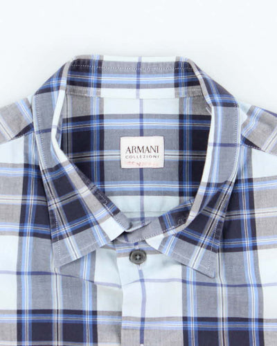 Vintage Y2K Armani Collezioni Check Flannel Shirt - XL