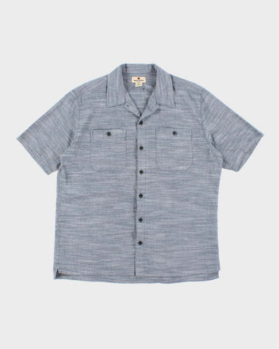 Vintage Woolrich Plain Short Sleeve Button Up Shirt - L