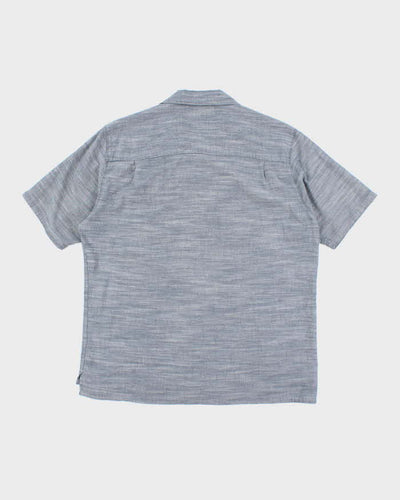 Vintage Woolrich Plain Short Sleeve Button Up Shirt - L