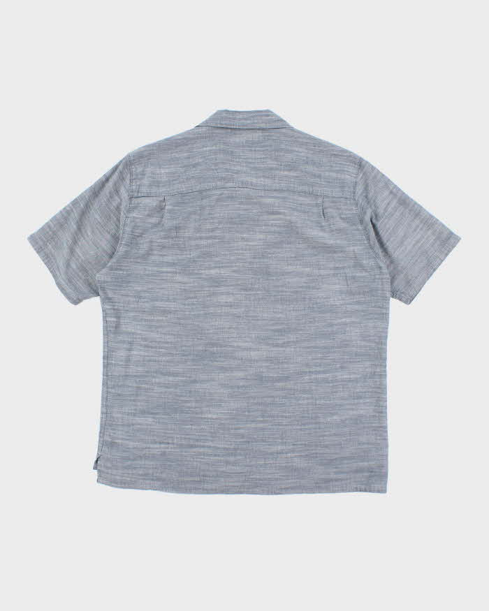 Vintage Woolrich Plain Short Sleeve Button Up Shirt - L