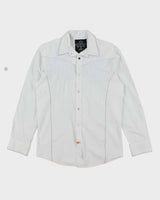 Vintage Y2K Roar Tribal Style Embroidered Gothic Long Sleeve Shirt - M