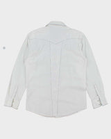 Vintage Y2K Roar Tribal Style Embroidered Gothic Long Sleeve Shirt - M