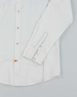 Vintage Y2K Roar Tribal Style Embroidered Gothic Long Sleeve Shirt - M