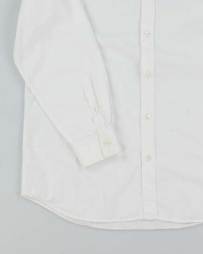 Vintage Y2K Burberry Patterned White Long Sleeve Shirt - L